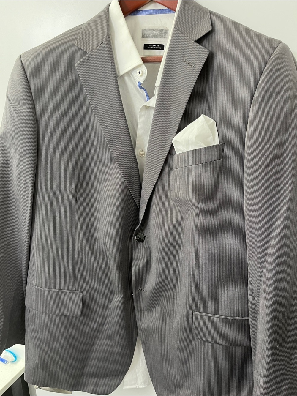 Jones New York, Size Large, very good used cond, 2 Button Closure 100% Cotton - Picture 4 of 11